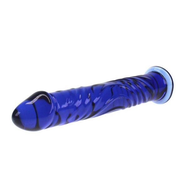 (image for) Blue Bird Glass Dildo