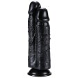 (image for) Double Penetrator Suction Cup Dildo 10 Inch