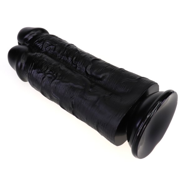 (image for) Double Penetrator Suction Cup Dildo 10 Inch
