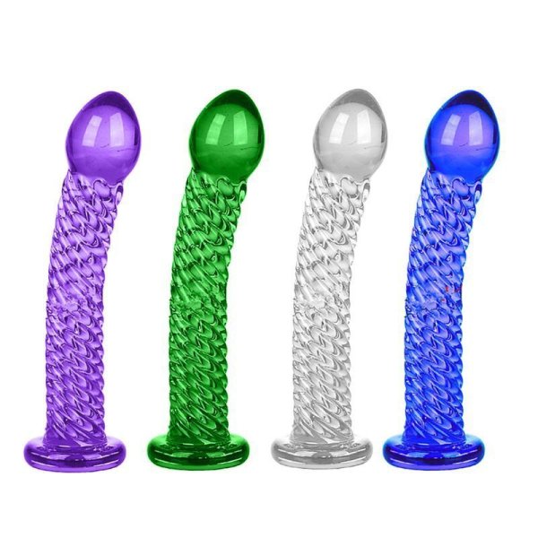 (image for) Wavy Glass Dildo