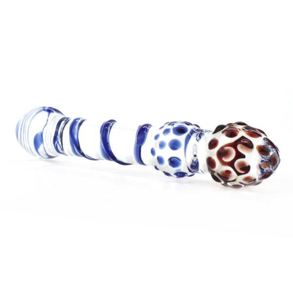 (image for) Spiral Staircase Full Tip Glass Dildo