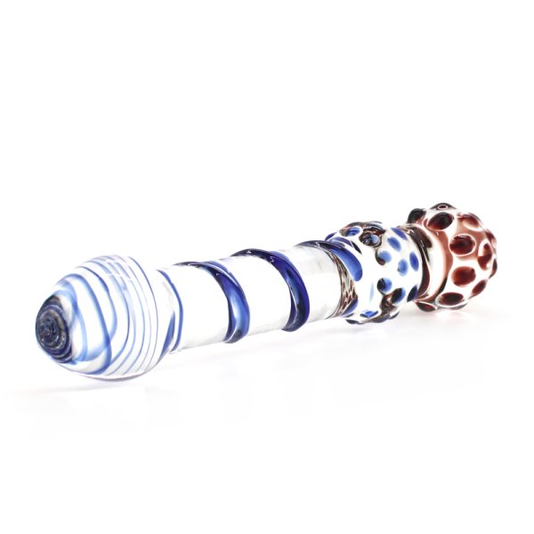 (image for) Spiral Staircase Full Tip Glass Dildo