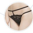 (image for) Stylish Solid color See-through Halter Lace Bra & Panty