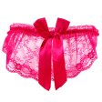 (image for) Alluring Transparent Floral Lace T-string For Ladies