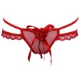 (image for) Multi-color Ball-flower Mesh T-back G-string