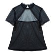 (image for) Black Transparent Back Hollowed-out Lace Tops