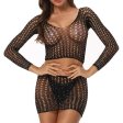(image for) Sexy Hollowed-out Rhinestone Decorated Top&dress Set