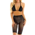 (image for) Hot Rhinestone Haltered Mesh Bra And Fifth Pants