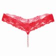 (image for) Ladies Simple Pearl Lace T-back