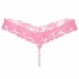 (image for) Ladies Simple Pearl Lace T-back