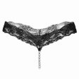 (image for) Ladies Simple Pearl Lace T-back