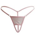 (image for) Thin Strip Crotchless Spliced With Mesh Panty T-back