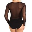 (image for) Long Sleeved Mesh Shirt For Women Sexy Lingerie