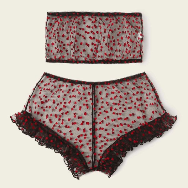 (image for) Fashion Lovely See-through Lace Bikini Nightwear