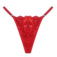 (image for) Large Size Women Lace Thin Strap T-back Sexy Underwear