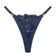 (image for) Large Size Women Lace Thin Strap T-back Sexy Underwear