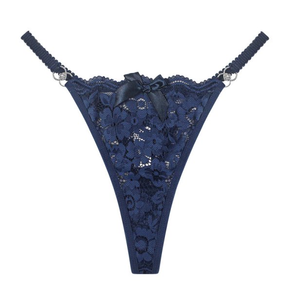 (image for) Large Size Women Lace Thin Strap T-back Sexy Underwear