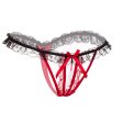 (image for) Sexy Crotchless Pearl Massage Lace Panty T-back