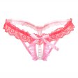 (image for) Sexy Crotchless Pearl Massage Lace Panty T-back