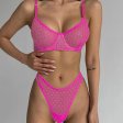 (image for) Sexy Dotted Ultrathin Bra And Panty Suit For Women