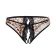(image for) Sexy Ladies' Crotchless Leopard Charming Panty