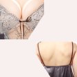 (image for) Luxurious Silk Passion Lace Trim Babydoll Two-piece Suit