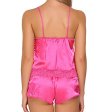 (image for) Alluring Strappy Low-cut Nightwear Set With Shorts