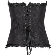 (image for) Multi-color Bandage Boned Corset Bustier For Women + G-string