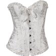 (image for) Multi-color Bandage Boned Corset Bustier For Women + G-string