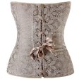 (image for) Royal Strapless Embroidered Bandage Overbust Waist Trainer