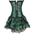 (image for) Long Overbust Floral Lace Bandage Ladylike Dress Corset