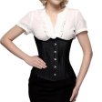 (image for) Black 26 Steel Bones Slimming Buckle Waist Cincher Bustiers