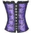 (image for) Cheap Bandage Ruffled Hem Waist Trainer Corset