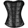 (image for) Cheap Bandage Ruffled Hem Waist Trainer Corset