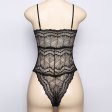 (image for) High Quality Strappy Deep V-neck Bandaged One-piece Suit
