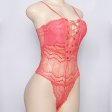 (image for) High Quality Strappy Deep V-neck Bandaged One-piece Suit