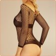 (image for) New Arrival Long Sleeved Fishnet Body Suit For Women