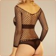 (image for) New Arrival Long Sleeved Fishnet Body Suit For Women