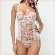 (image for) Special Design Elegant Embroidered Spliced With Mesh Teddies