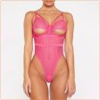 (image for) New Hollowed-out Backless Fitness Lingeries Teddies