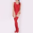 (image for) Glossy Swimming Suit Teddy Underwear For Women