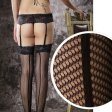 (image for) Sexy Patterned Thigh Highs Suspender Pantyhose