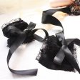 (image for) Ladies Lace Satin Eyeshade With Hand Flowers