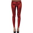(image for) New Bright Faux Leather Dancing Pants For Women