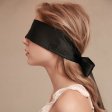 (image for) Black Silk Fabrics With Rhinestone Eye Patch