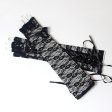 (image for) Sexy Lace Bandaged Dancing Half-finger Gloves