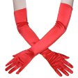 (image for) Elegant Ladies Satin Lengthened Gloves