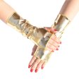 (image for) Short Patent Leather Dancing Fingerless Gloves