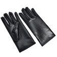 (image for) Pure Black Faux Leather Show Golves