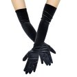 (image for) Retro Pleuche Warm Lengthened Ladies Gloves